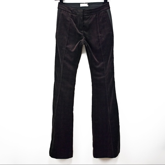 Faith Connexion flare pants brown plaid velvet - Picture 1 of 5
